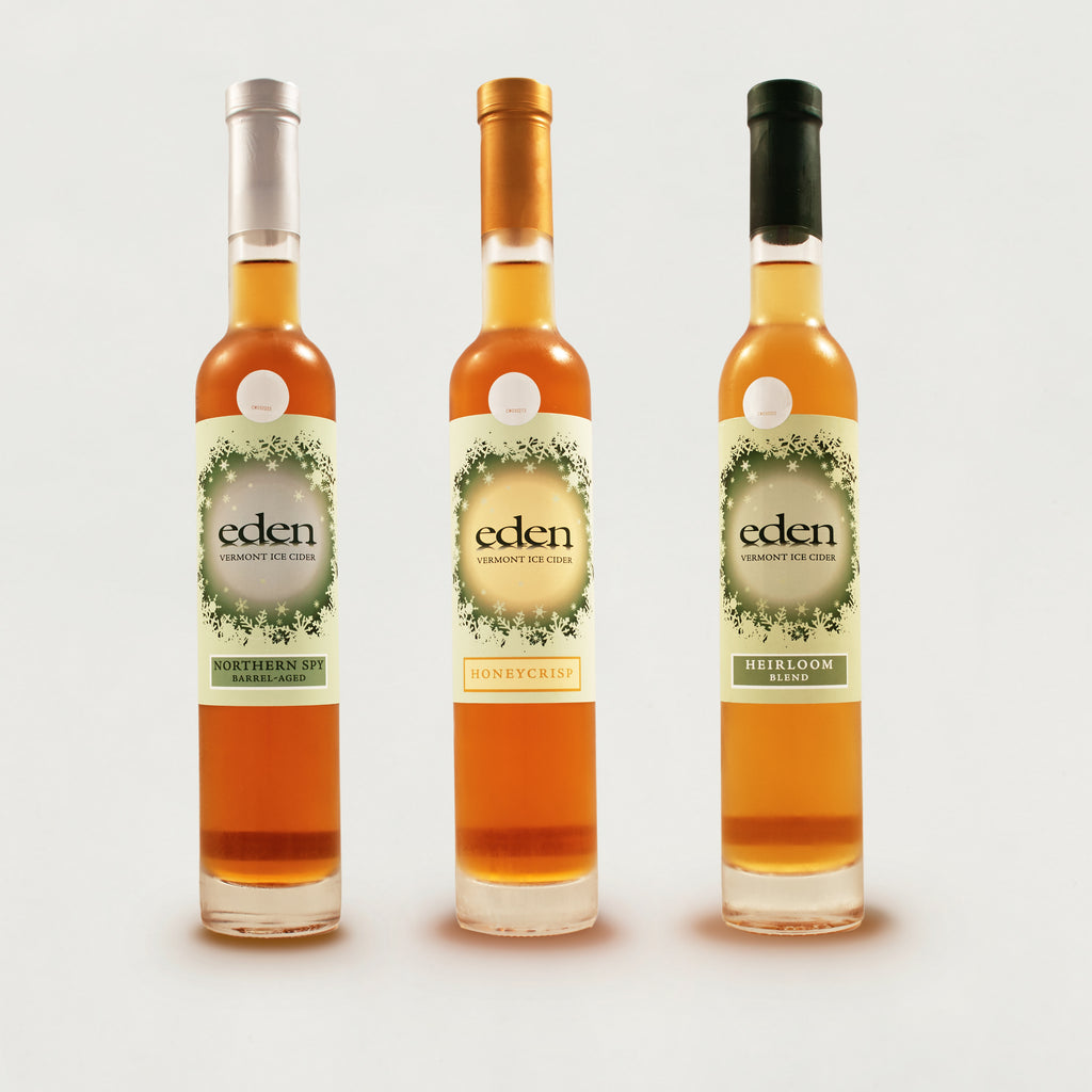 Selection of Ice Ciders from Vermont, USA