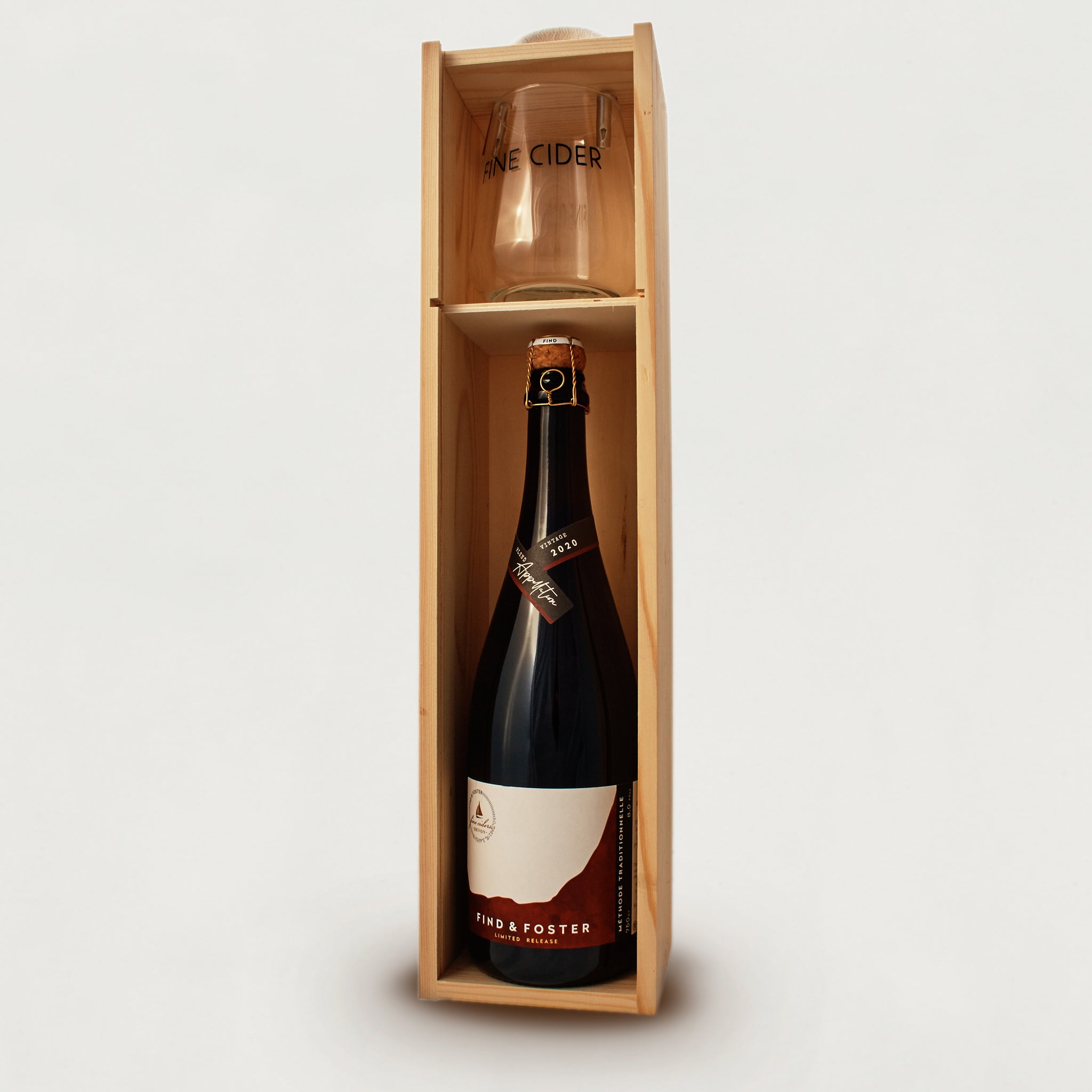 Gift set with a glass