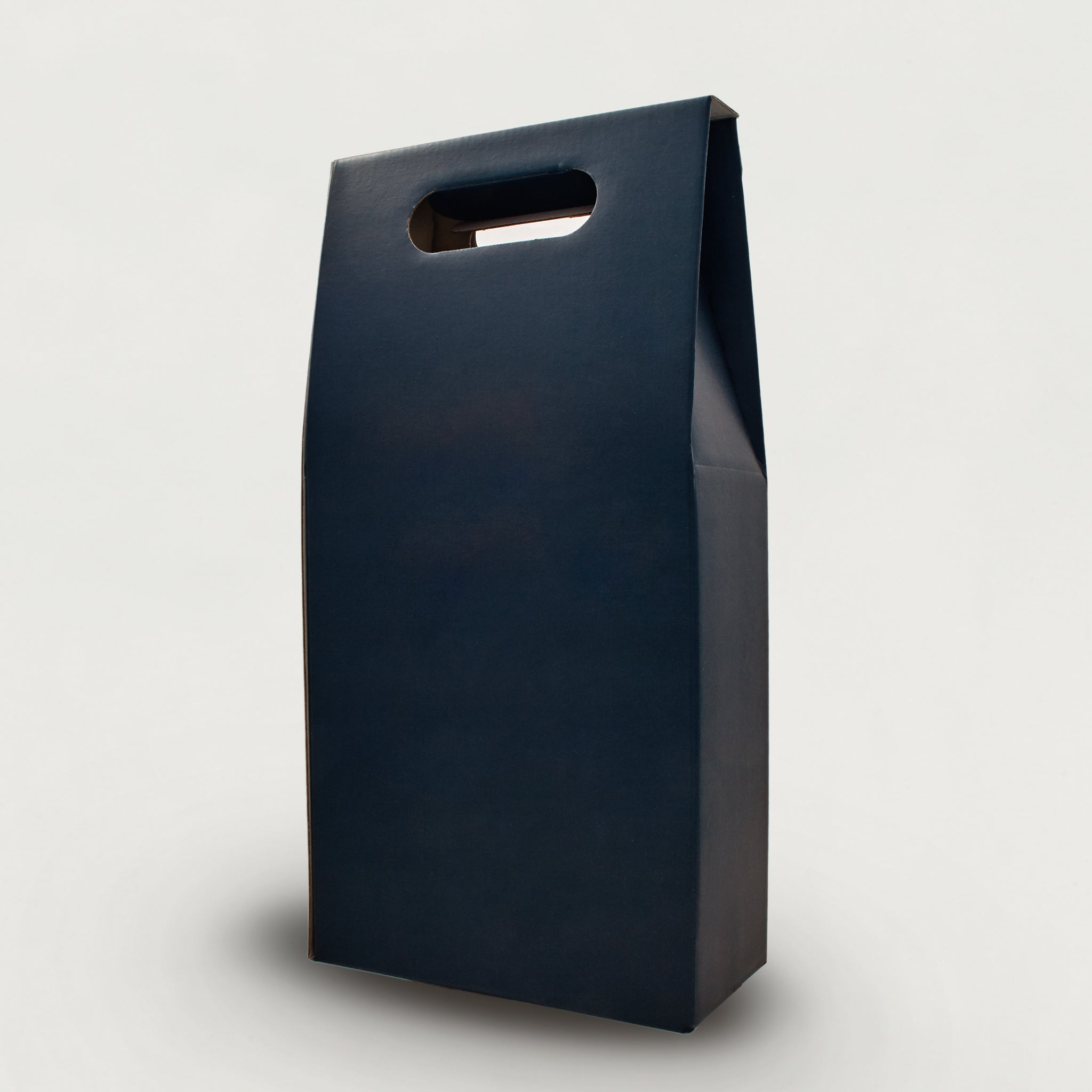 Blue Card Gift Box For Two 750ml Bottles