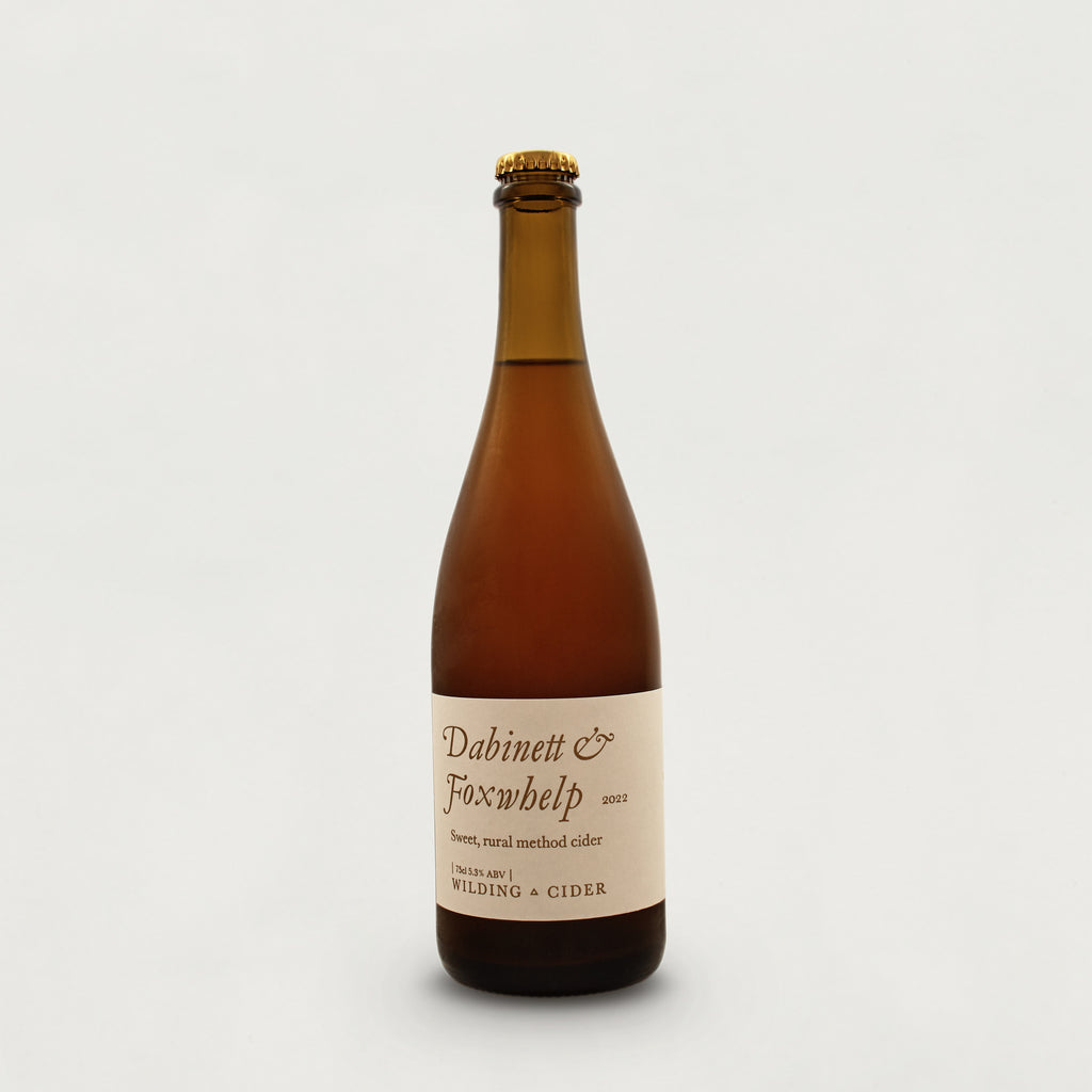 Wilding Cider Dabinett & Foxwhelp 2022. Dabinett & Foxwhelp 2022 Wilding Cider Dabinett & Foxwhelp 2022. Dabinett & Foxwhelp 2022